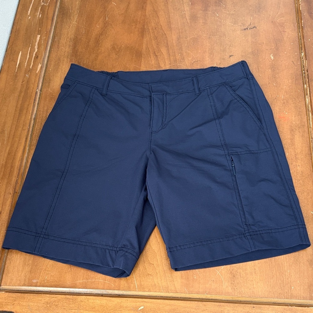 Athleta Deep Blue Shorts Size 8
